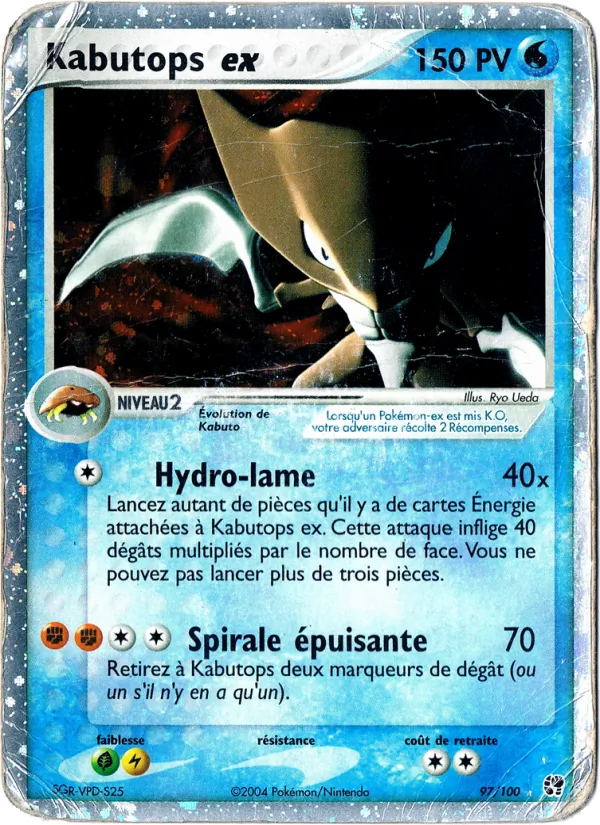 Kabutops ex, EX Tempête de sable 97