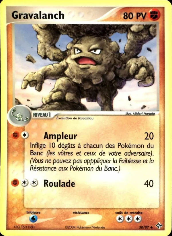Gravalanch, EX Dragon 30