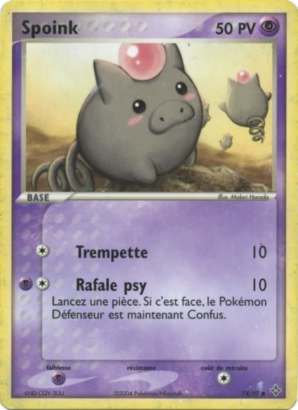 Spoink, EX Dragon 74