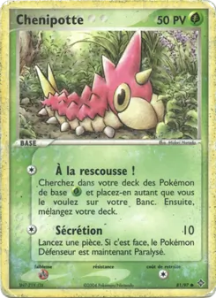 Chenipotte, EX Dragon 81