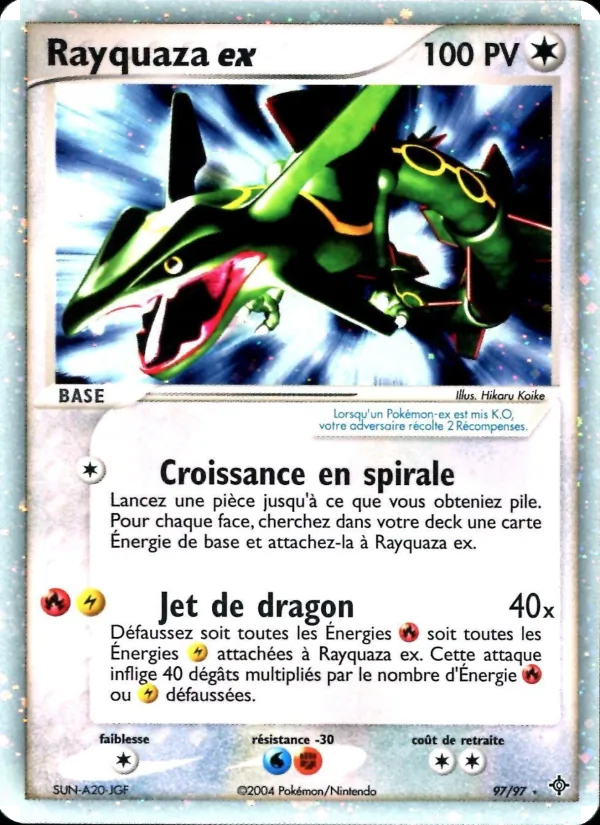 Rayquaza ex, EX Dragon 97