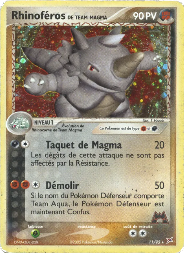 Rhinoféros de Team Magma, EX Team Magma vs Team Aqua 11