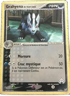Grahyena de Team Aqua, EX Team Magma vs Team Aqua 15