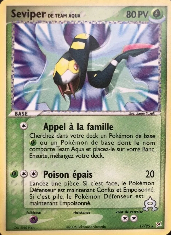Seviper de Team Aqua, EX Team Magma vs Team Aqua 17