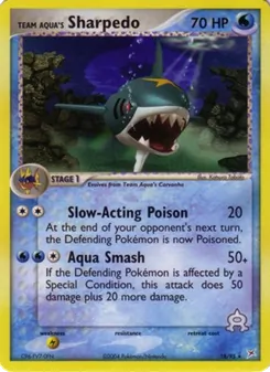 Sharpedo de Team Aqua, EX Team Magma vs Team Aqua 18