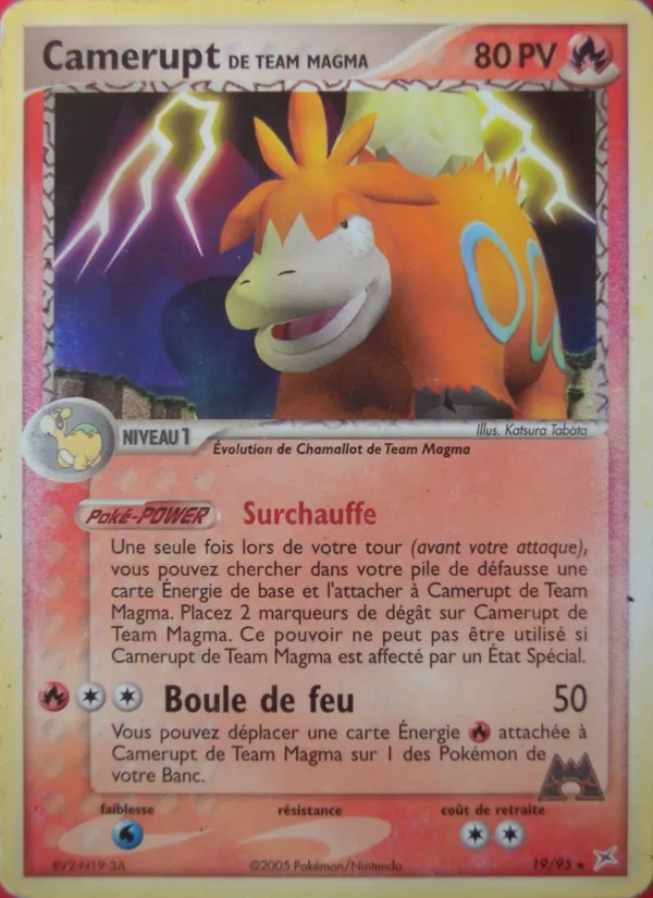 Camerupt de Team Magma, EX Team Magma vs Team Aqua 19