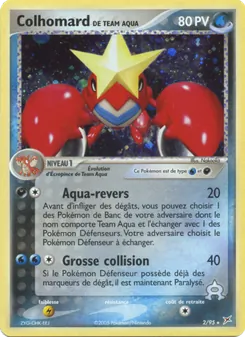 Colhomard de Team Aqua, EX Team Magma vs Team Aqua 2