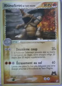 Rhinoféros de Team Magma, EX Team Magma vs Team Aqua 22