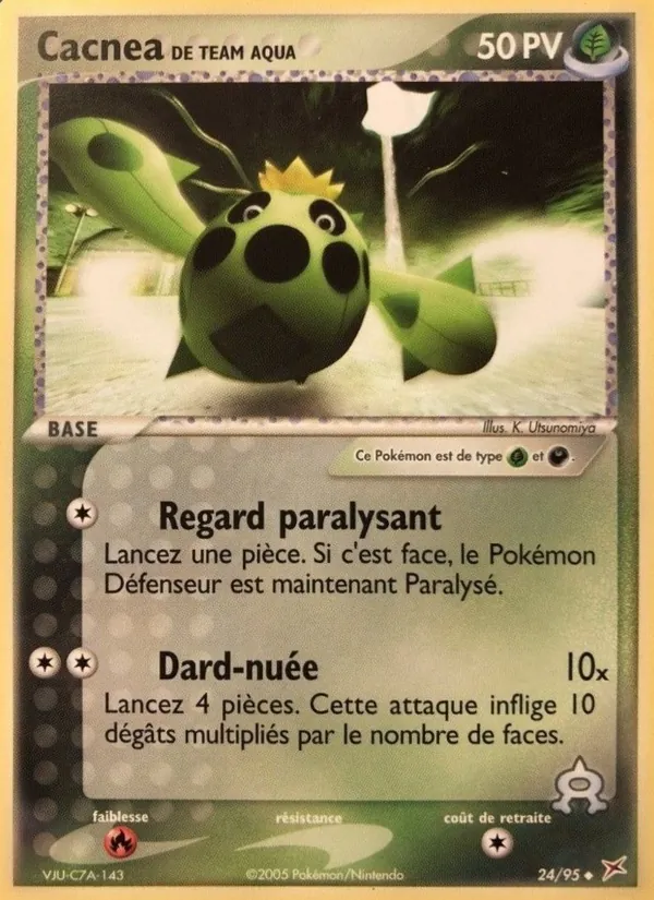 Cacnea de Team Aqua, EX Team Magma vs Team Aqua 24