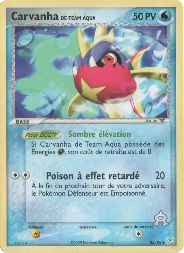Carvanha de Team Aqua, EX Team Magma vs Team Aqua 25