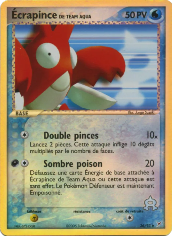 Écrapince de Team Aqua, EX Team Magma vs Team Aqua 26