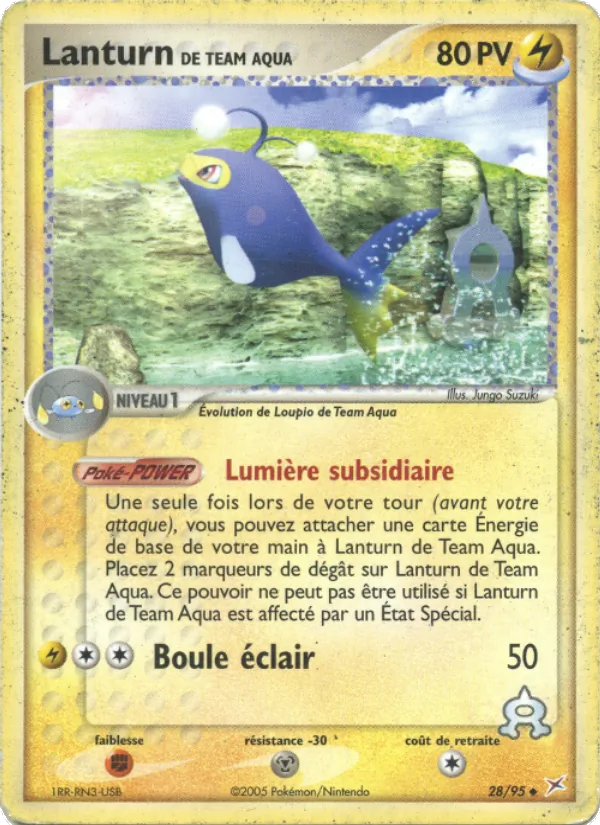 Lanturn de Team Aqua, EX Team Magma vs Team Aqua 28