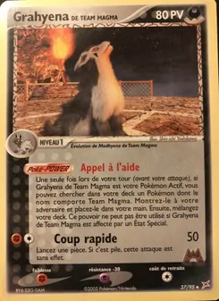 Grahyena de Team Magma, EX Team Magma vs Team Aqua 37
