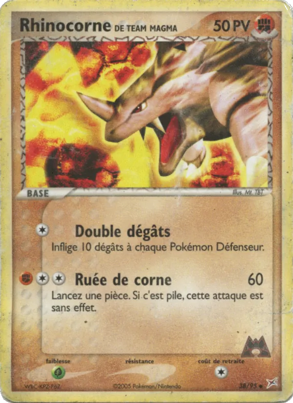 Rhinocorne de Team Magma, EX Team Magma vs Team Aqua 38