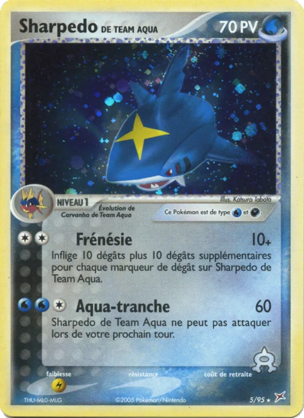Sharpedo de Team Aqua, EX Team Magma vs Team Aqua 5
