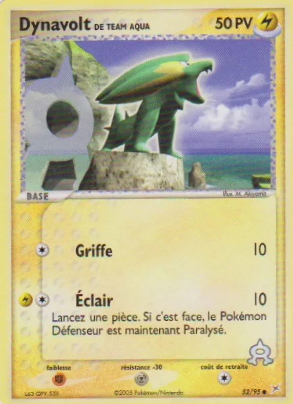 Dynavolt de Team Aqua, EX Team Magma vs Team Aqua 52