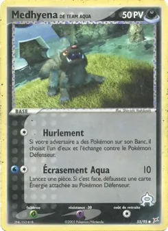 Medhyena de Team Aqua, EX Team Magma vs Team Aqua 55