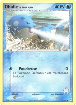 Obalie de Team Aqua, EX Team Magma vs Team Aqua 56