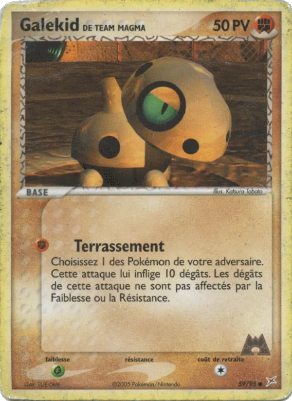 Galekid de Team Magma, EX Team Magma vs Team Aqua 59