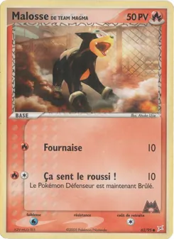 Malosse de Team Magma, EX Team Magma vs Team Aqua 62