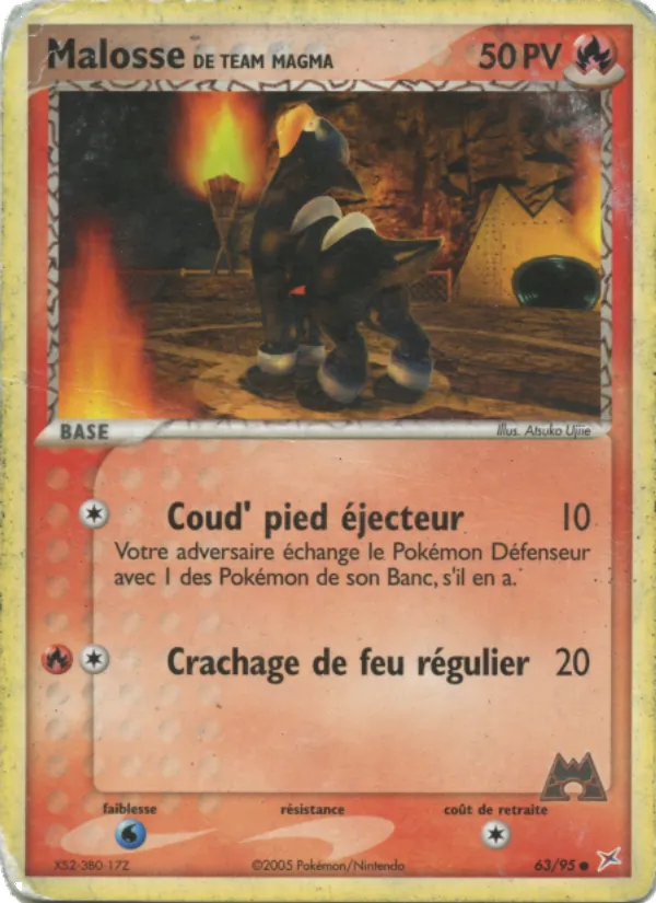 Malosse de Team Magma, EX Team Magma vs Team Aqua 63
