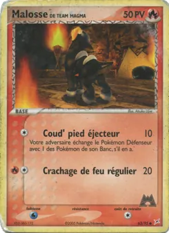 Malosse de Team Magma, EX Team Magma vs Team Aqua 63