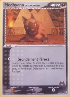 Medhyena de Team Magma, EX Team Magma vs Team Aqua 65