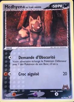 Medhyena de Team Magma, EX Team Magma vs Team Aqua 66