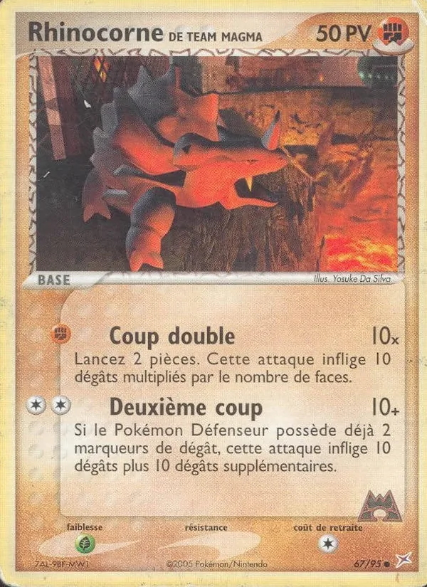 Rhinocorne de Team Magma, EX Team Magma vs Team Aqua 67