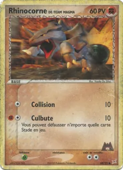 Rhinocorne de Team Magma, EX Team Magma vs Team Aqua 68