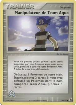 Manipulateur de Team Aqua, EX Team Magma vs Team Aqua 69