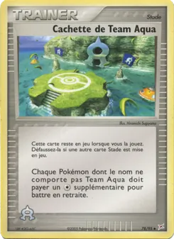 Cachette de Team Aqua, EX Team Magma vs Team Aqua 78