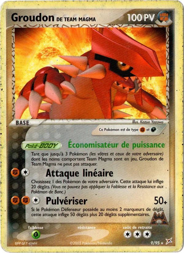 Groudon de Team Magma, EX Team Magma vs Team Aqua 9