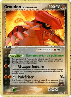 Groudon de Team Magma, EX Team Magma vs Team Aqua 9