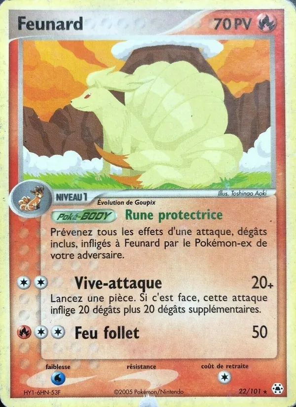 Feunard, EX Légendes Oubliées 22