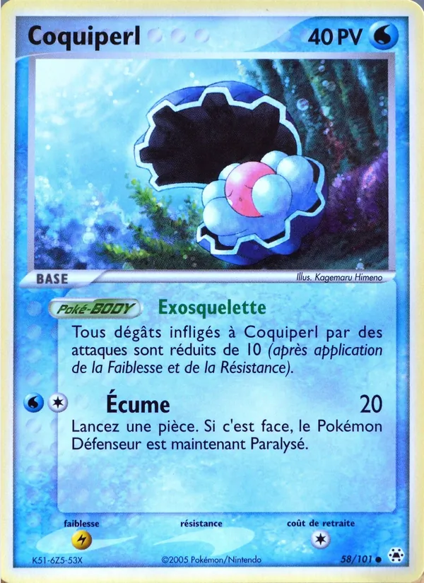 Coquiperl, EX Légendes Oubliées 58