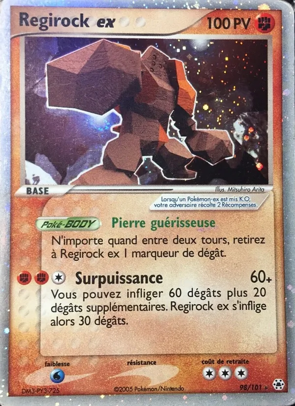 Regirock ex, EX Légendes Oubliées 98