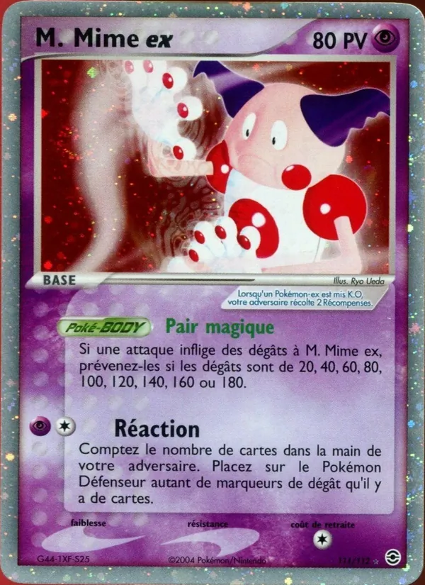 M. Mime ex, EX Rouge Feu & Vert Feuille 111