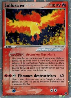 Sulfura ex, EX Rouge Feu & Vert Feuille 115