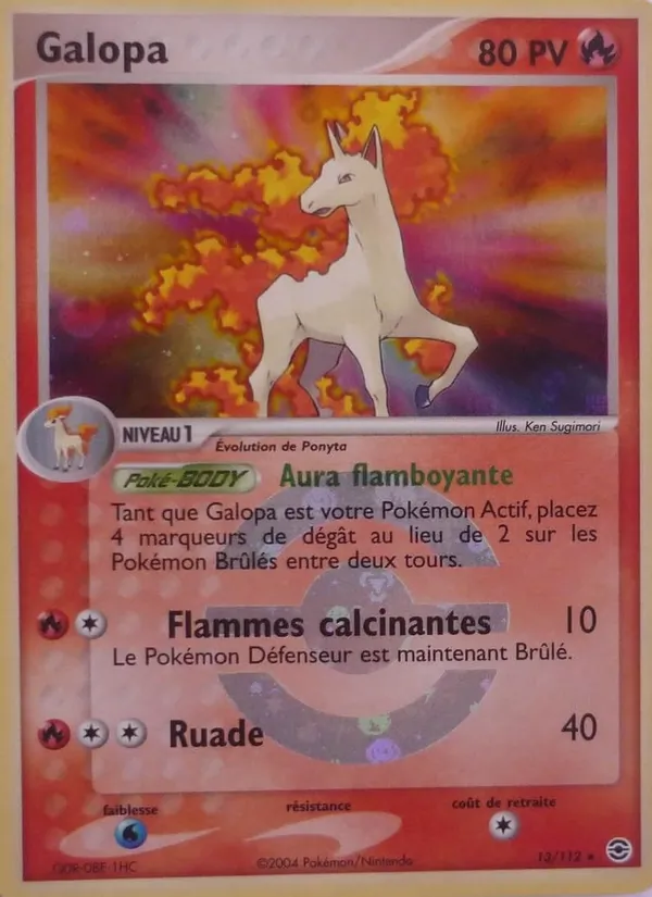 Galopa, EX Rouge Feu & Vert Feuille 13