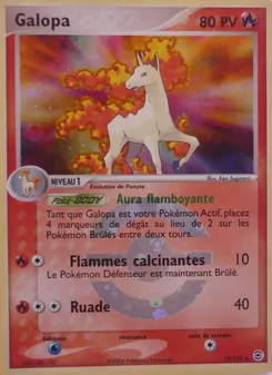 Galopa, EX Rouge Feu & Vert Feuille 13