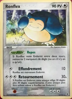 Ronflex, EX Rouge Feu & Vert Feuille 15