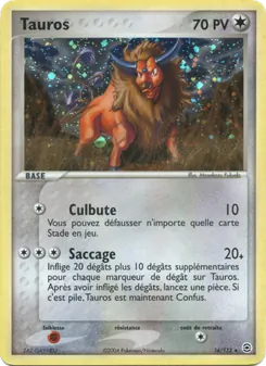 Tauros, EX Rouge Feu & Vert Feuille 16
