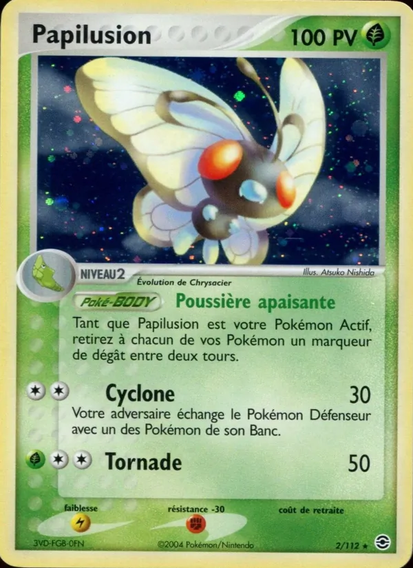 Papilusion, EX Rouge Feu & Vert Feuille 2