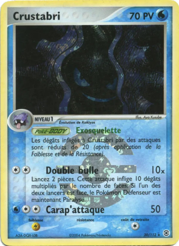 Crustabri, EX Rouge Feu & Vert Feuille 20