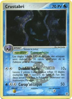 Crustabri, EX Rouge Feu & Vert Feuille 20