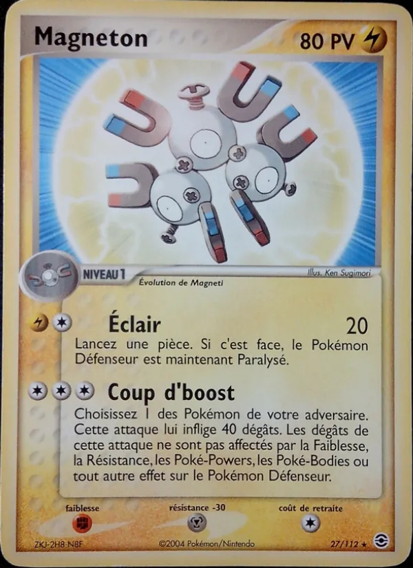 Magneton, EX Rouge Feu & Vert Feuille 27