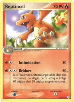 Reptincel, EX Rouge Feu & Vert Feuille 31