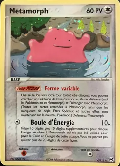 Metamorph, EX Rouge Feu & Vert Feuille 4