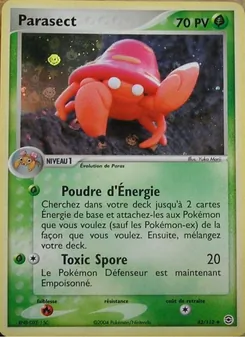 Parasect, EX Rouge Feu & Vert Feuille 43